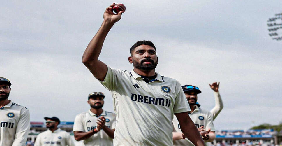 मोहम्मद सिराज बने अगस्त के प्लेयर ऑफ द मंथ, ओवल टेस्ट में शानदार प्रदर्शन