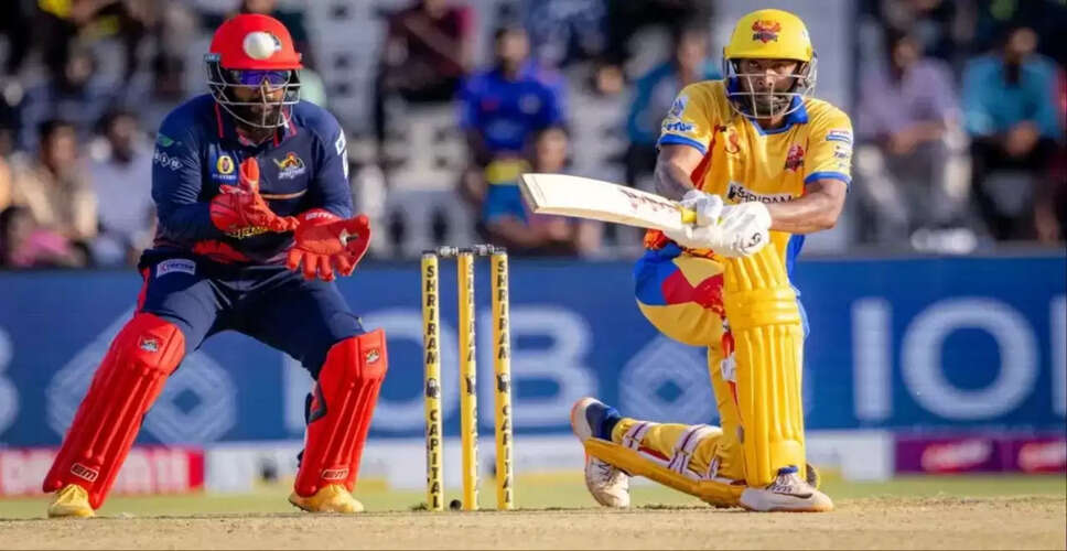 अश्विन की तूफानी पारी से डिंडीगुल ने TNPL 2025 में बनाई जगह