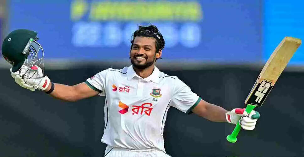 Najmul Hossain Shanto Achieves Historic Double Century in Test Match