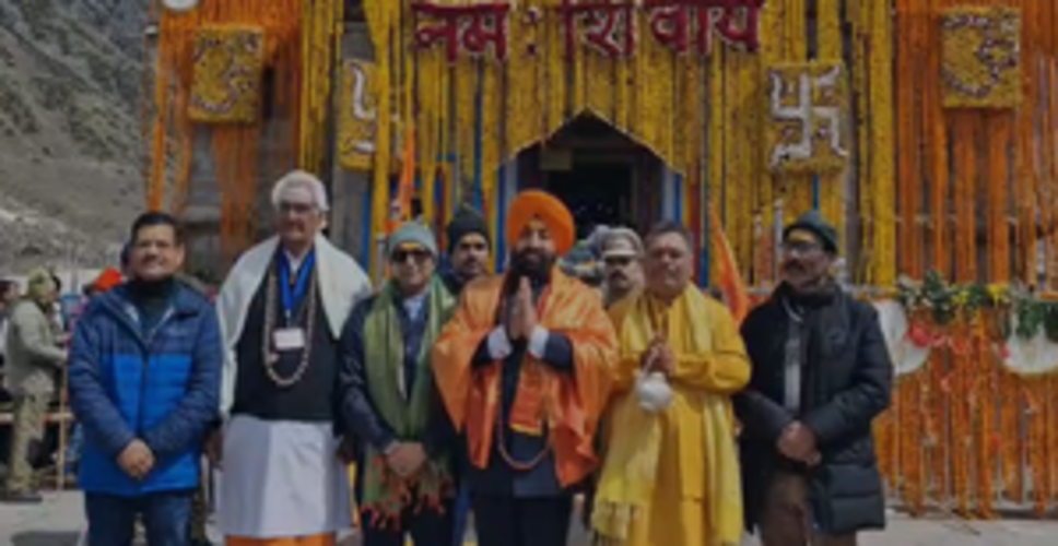 उत्तराखंड के राज्यपाल गुरमीत सिंह ने बाबा केदारनाथ के दर्शन किए, विकास कार्यों का लिया जायजा