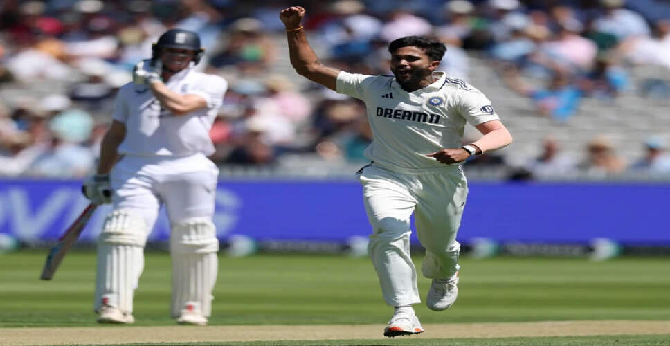 भारत-इंग्लैंड टेस्ट मैच: नीतीश कुमार रेड्डी ने पहले ओवर में झटके दो विकेट
