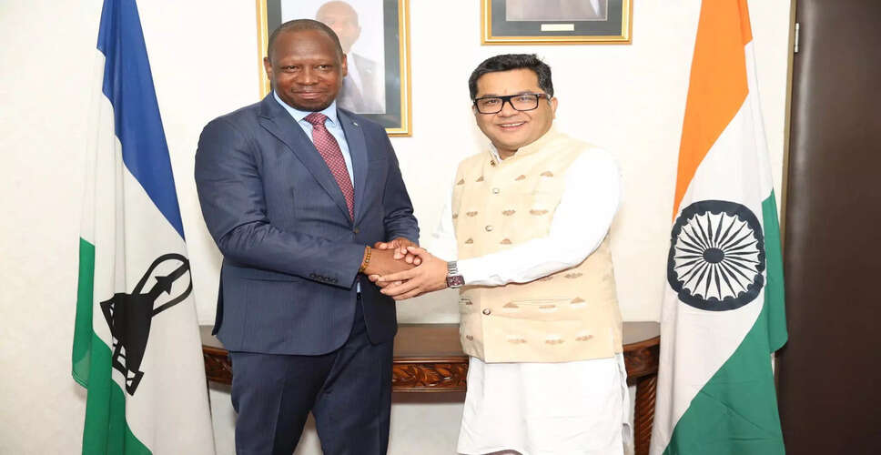 लेसोथो में भारत के विदेश राज्य मंत्री की यात्रा: द्विपक्षीय संबंधों को मजबूत करने की चर्चा