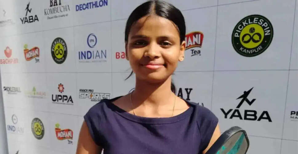 वैष्णवी लोढ़ी ने पिकलबॉल PWR50 कप में जीती स्वर्ण पदक