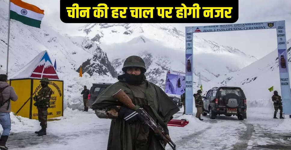 भारत-चीन सीमा पर BRO द्वारा नई सड़क परियोजना का निर्माण