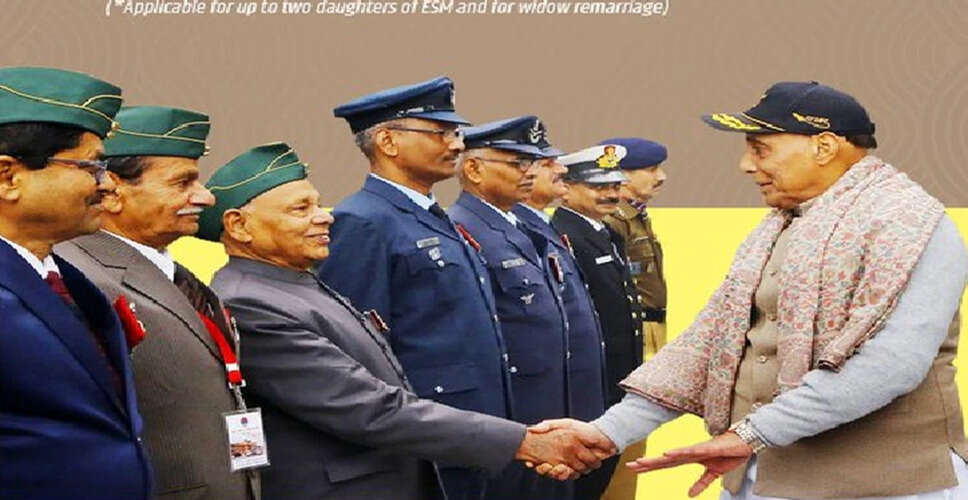 पूर्व सैनिकों के लिए वित्तीय सहायता में 100% वृद्धि की घोषणा