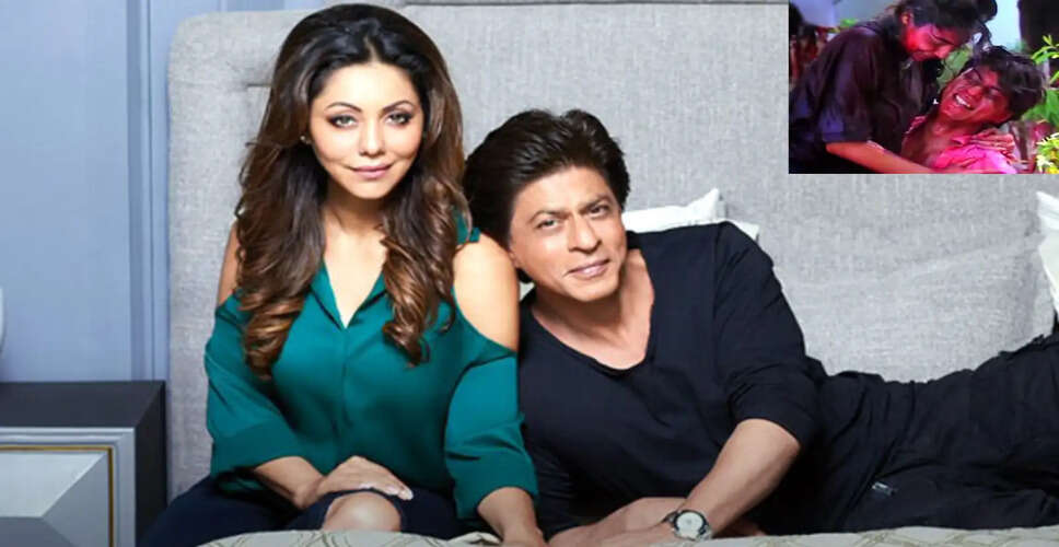 बॉलीवुड के सितारों की होली की यादें: शाहरुख और गौरी का रोमांटिक पल