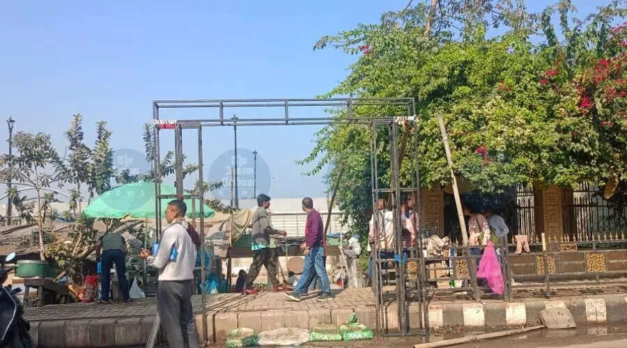 उज़ानबाजार मछली बाजार में भोगाली उत्सव की धूम