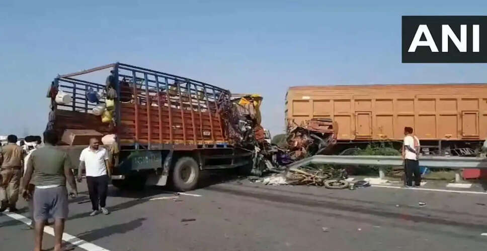 जालौन में बुंदेलखंड एक्सप्रेसवे पर दर्दनाक सड़क दुर्घटना