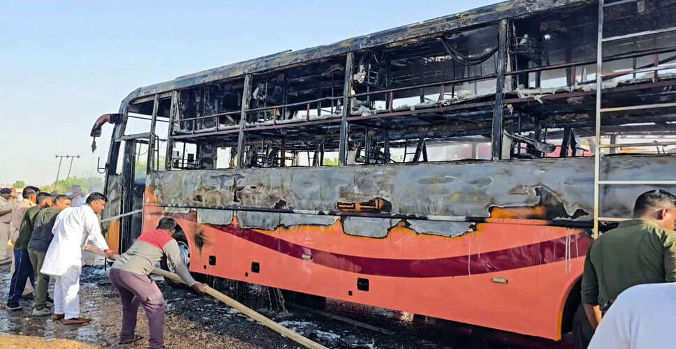 जैसलमेर बस अग्निकांड: 21 लोगों की मौत, प्रधानमंत्री ने मुआवजे की घोषणा की