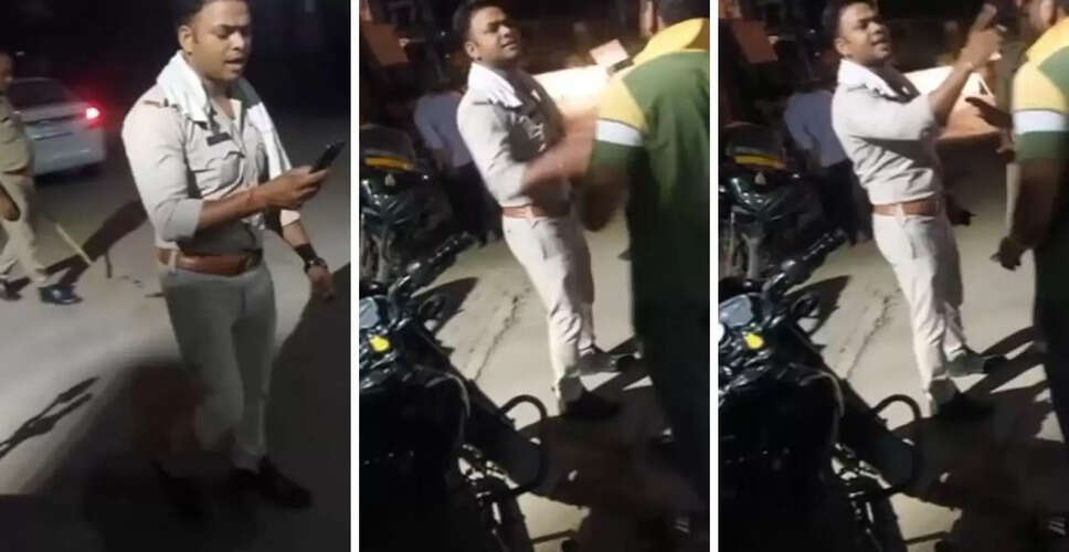 बागपत में पुलिसकर्मी की बर्बरता का वीडियो वायरल, कानून-व्यवस्था पर सवाल