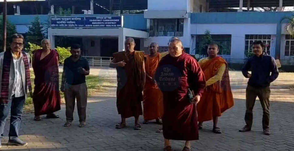 मार्घेरिटा में प्रमुख भिक्षु की हत्या पर बौद्ध संगठनों का विरोध