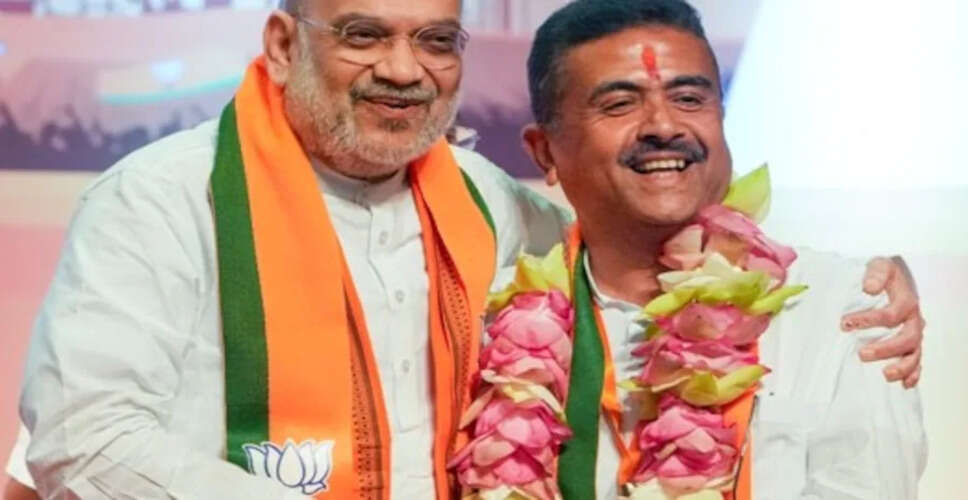 पश्चिम बंगाल में शुभेंदु अधिकारी ने मुख्यमंत्री पद की शपथ ली