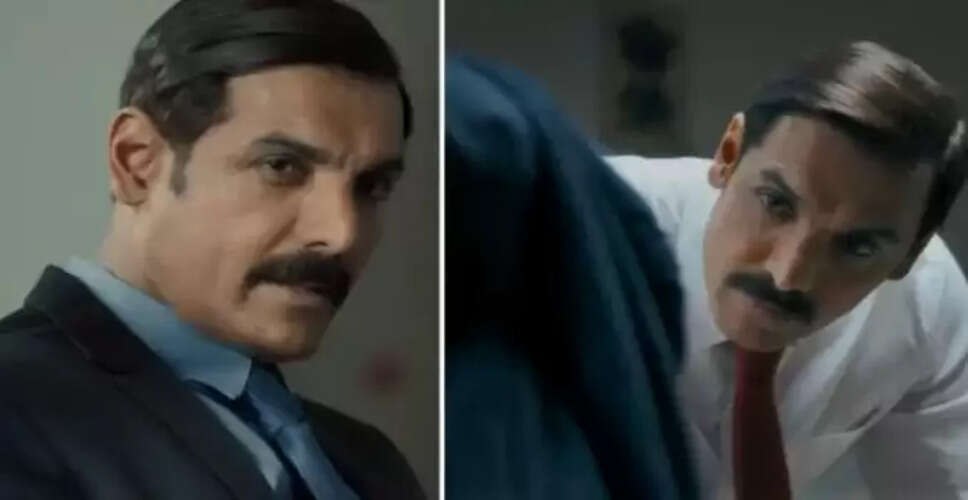 जॉन अब्राहम की नई फिल्म 'द डिप्लोमैट' का ट्रेलर जारी, सच्ची घटना पर आधारित