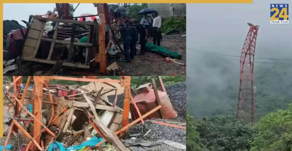 गुजरात के पावागढ़ में रोपवे की टॉली गिरने से छह लोगों की मौत