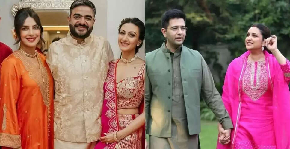 प्रियंका चोपड़ा के भाई की शादी में परिणीति चोपड़ा और राघव चड्ढा की शानदार एंट्री