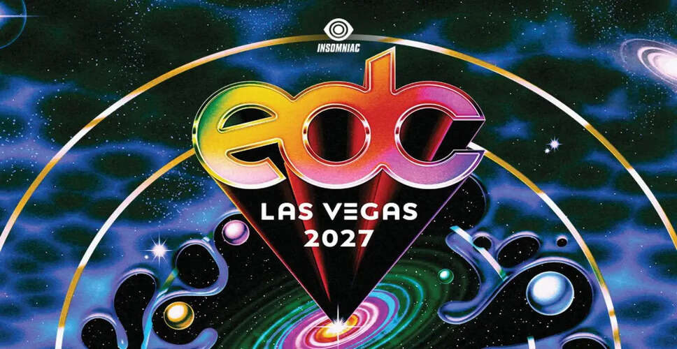 Electric Daisy Carnival Las Vegas 2027 के टिकट बिक्री के लिए उपलब्ध