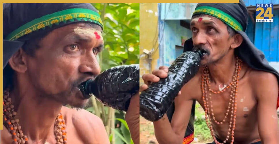 कर्नाटका का 'ऑयल कुमार': 30 वर्षों से पी रहा है इंजन का तेल
