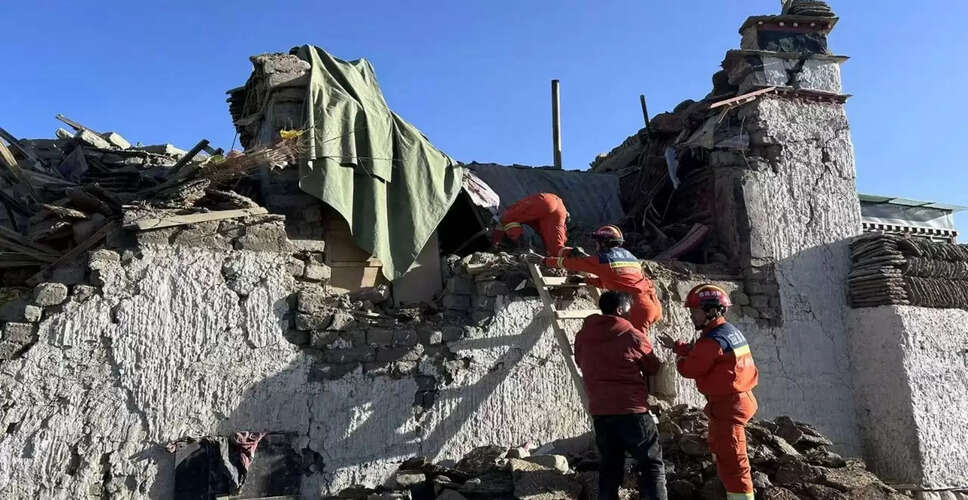 तिब्बत में भूकंप से भारी तबाही, 95 लोगों की जान गई