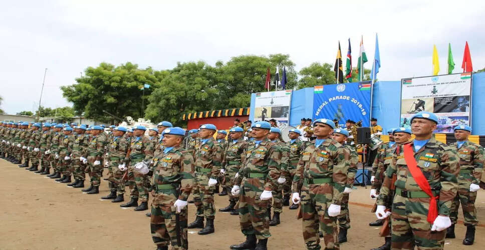 भारत के शांति सैनिकों को दक्षिण सूडान में सम्मानित किया गया