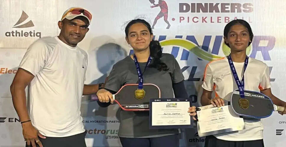 अनुष्का छाबड़िया ने जीती जूनियर पिकलबॉल चैंपियनशिप में दूसरी खिताब