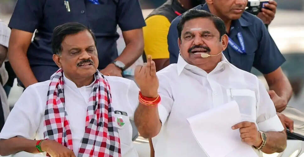 पलानीस्वामी ने स्टालिन सरकार की आलोचना की, विधानसभा चुनाव में बदलाव की मांग