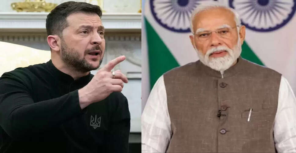मोदी और ज़ेलेंस्की के बीच शांति की अपील पर चर्चा