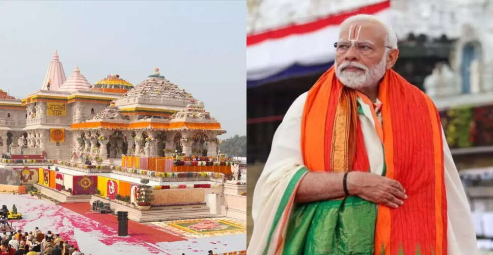 अयोध्या में राम मंदिर पर ध्वजारोहण की तैयारी, पीएम मोदी करेंगे झंडा फहराने का कार्य