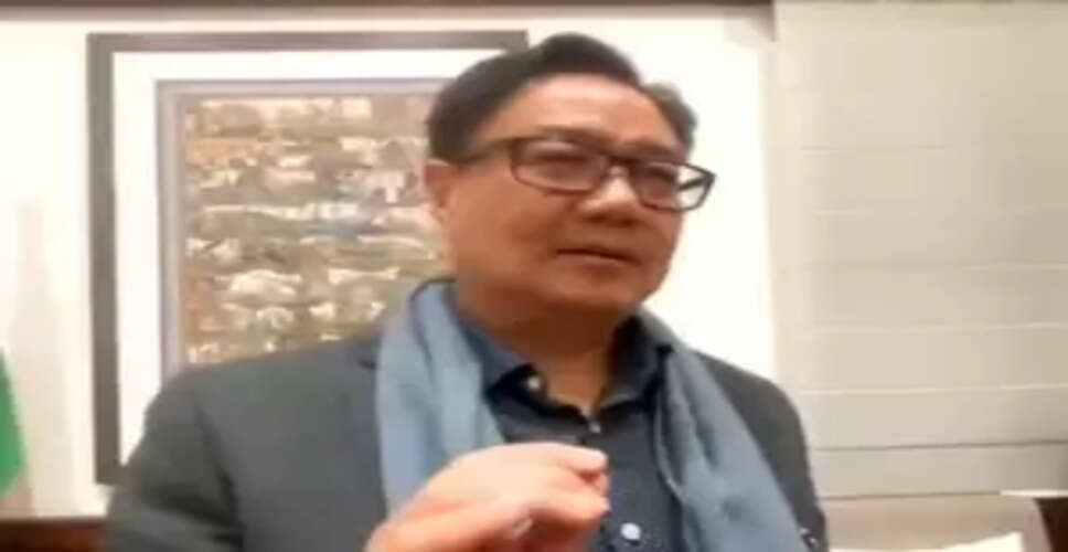 पीएम मोदी ओबीसी का सबसे बड़ा चेहरा, राहुल गांधी को यह सब नहीं दिख रहा है : किरेन रिजिजू