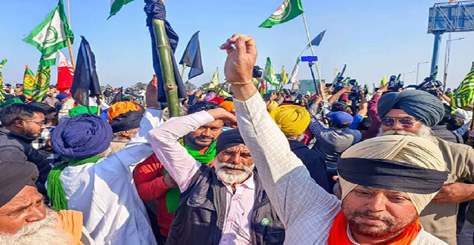 पंजाब-हरियाणा सीमा पर राजमार्ग बंद, किसान यूनियनों का विरोध प्रदर्शन
