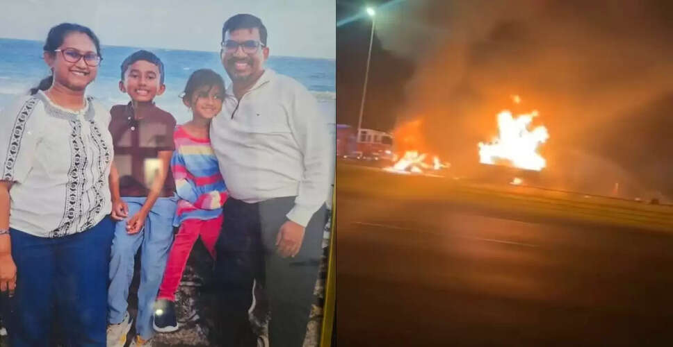 हैदराबाद के परिवार की अमेरिका में कार दुर्घटना में मौत