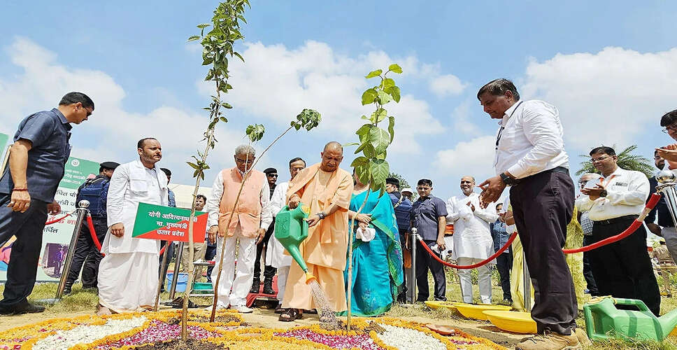 उत्तर प्रदेश में 37.21 करोड़ पौधों का वृहद रोपण अभियान