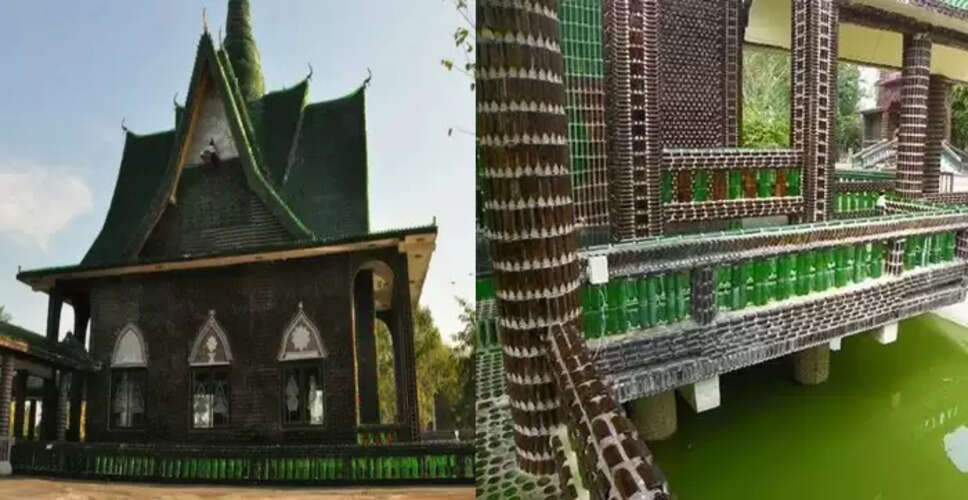 बीयर की बोतलों से बना अनोखा मंदिर: एक अद्भुत निर्माण
