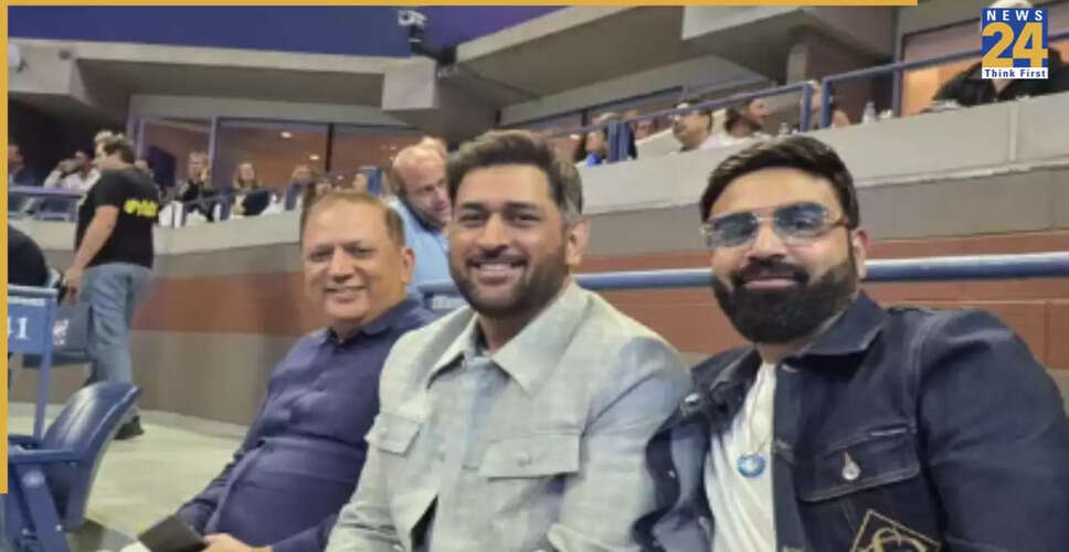 MS Dhoni की US Open 2025 में Novak Djokovic के मैच में उपस्थिति