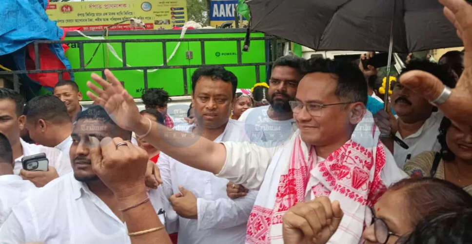 गौरव गोगोई का जोरों से स्वागत, असम कांग्रेस के नए अध्यक्ष बने
