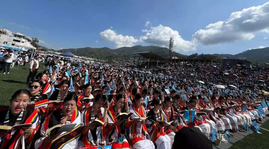 थुइंगालेंग मुइवाह का ऐतिहासिक स्वागत, नागा समुदाय में उत्साह