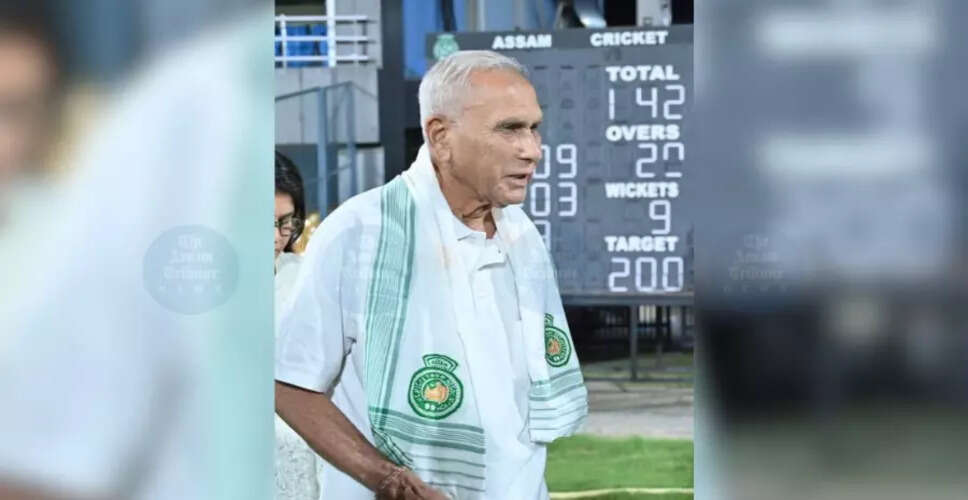 असम क्रिकेट के दिग्गज बादल ठाकुर का निधन