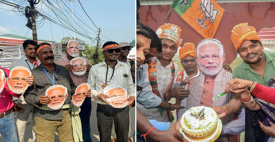 प्रधानमंत्री मोदी के जन्मदिन पर देशभर में बधाइयों का अनोखा उत्सव