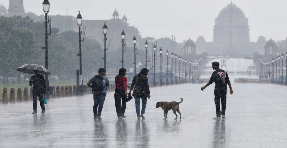 दिल्ली में मौसम का हाल: तापमान और बारिश की संभावना