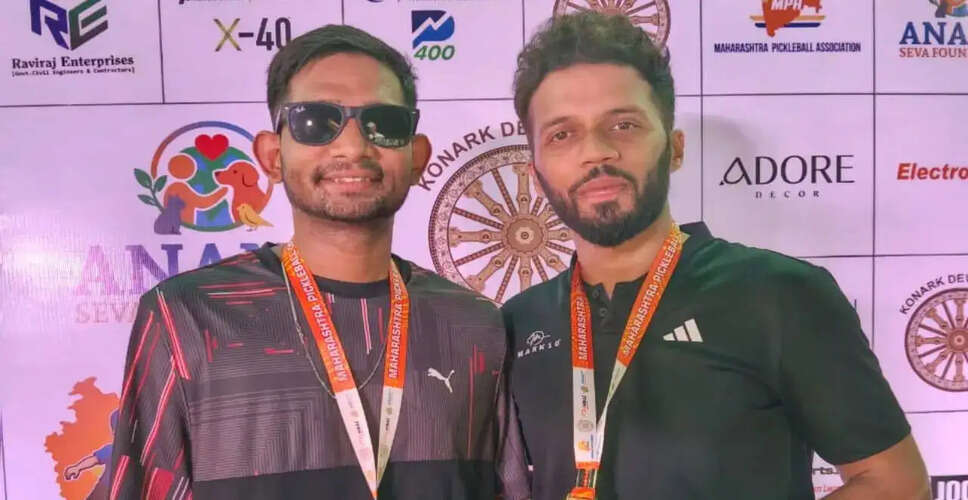 रोहन साल्वी और अनय पाटिल ने महाराष्ट्र ओपन में जीता 35+ इंटरमीडिएट पुरुष डबल्स खिताब