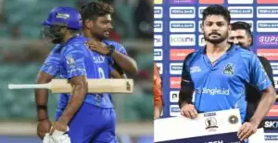 संजू सैमसन के भाई ने क्रिकेट में मचाया धमाल, गेंदबाजों के लिए बने संकट