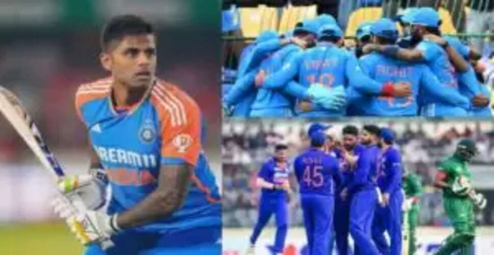 बांग्लादेश टी20 सीरीज में सूर्या और अक्षर की कप्तानी, ODI में रोहित और गिल की जिम्मेदारी