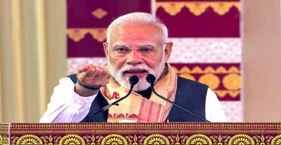 प्रधानमंत्री मोदी ने कांग्रेस की नीतियों पर कड़ी टिप्पणी की