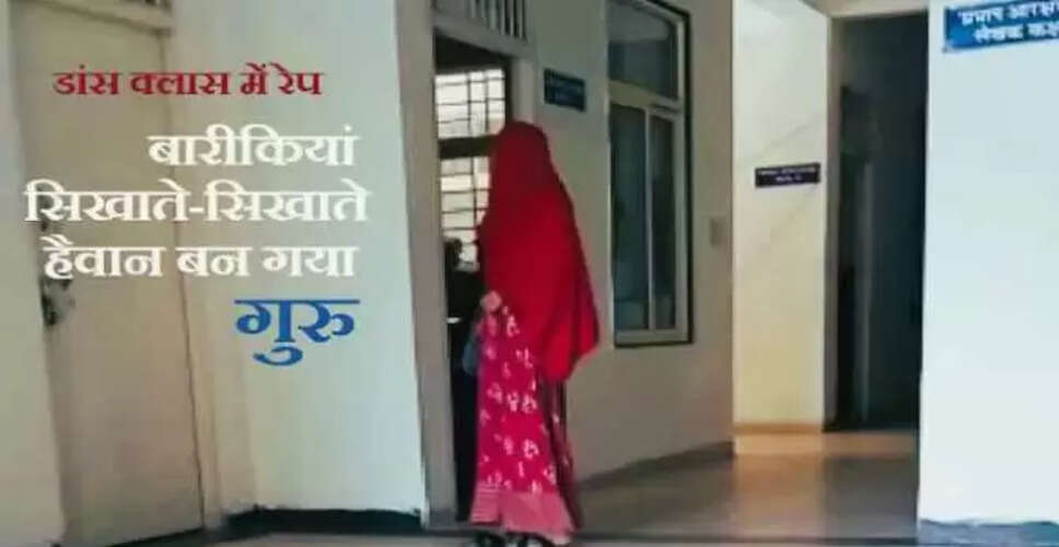 ग्वालियर में डांस टीचर द्वारा महिला के साथ दुष्कर्म का मामला