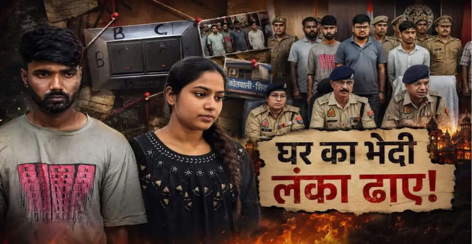 मुरादाबाद में बेटी ने रची पिता की डकैती, प्रेमी के साथ मिलकर किया बड़ा अपराध