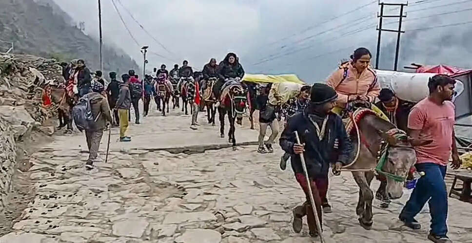 केदारनाथ यात्रा में मौसम के कारण बाधा, प्रशासन ने उठाए कदम
