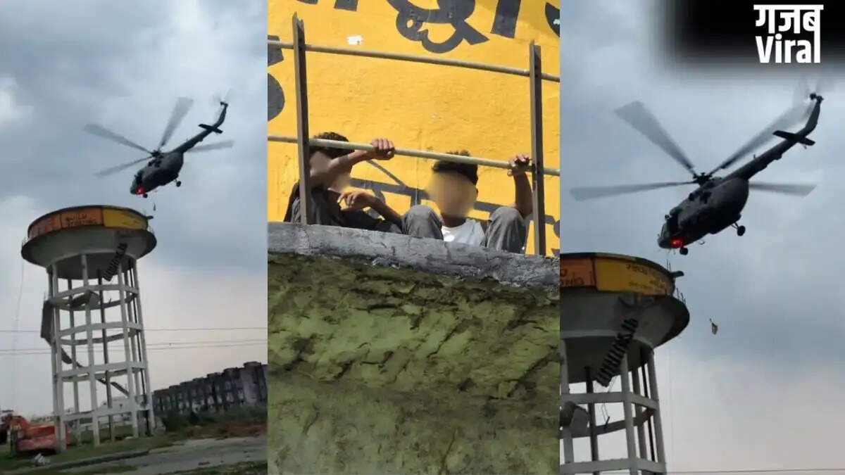सिद्धार्थनगर में पानी की टंकी पर फंसे बच्चों का सेना ने किया सफल रेस्क्यू
