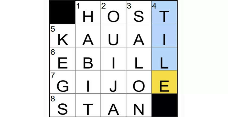 NYT Mini Crossword Solutions and Clues for June 1, 2025