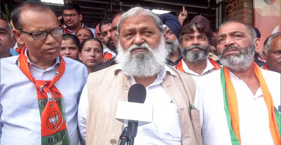 हरियाणा में भाजपा नेता अनिल विज ने पार्टी के भीतर उठाए सवाल