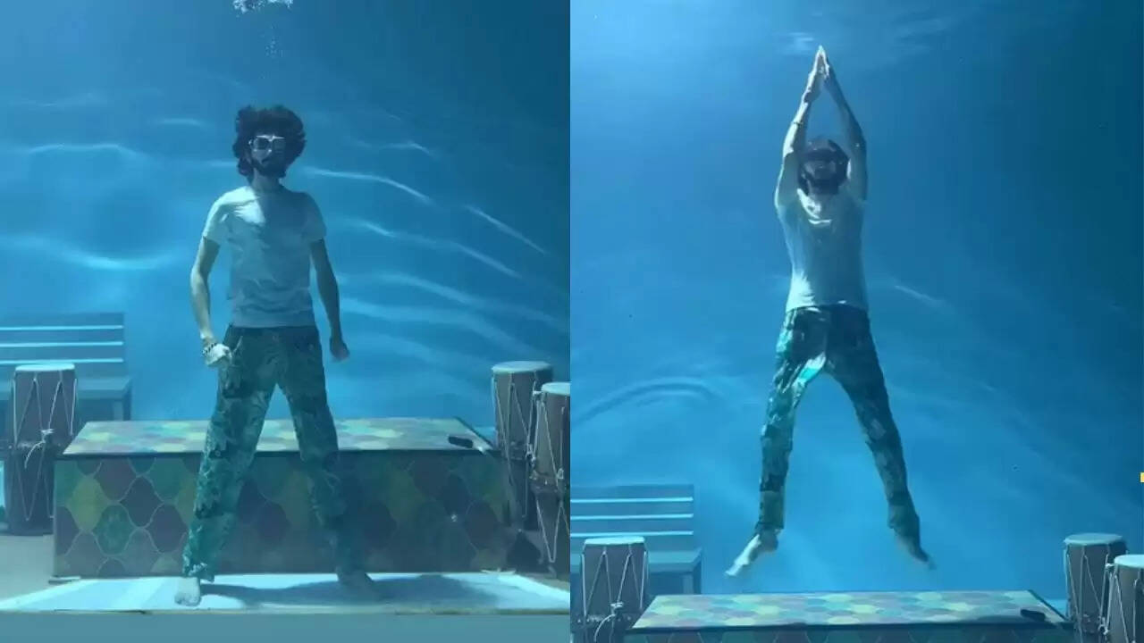अंडरवाटर स्टंट का वायरल वीडियो: देखिए अद्भुत करतब