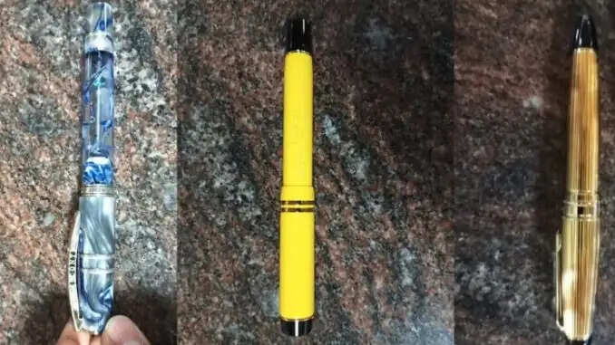 अहमदाबाद हवाई अड्डे पर तस्करी का मामला: 61 डिजाइनर पेन जब्त